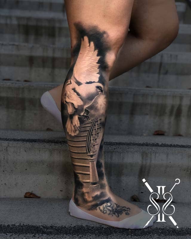 Sketch 2 Skin | Las Vegas Black & Grey Tattoo Artist