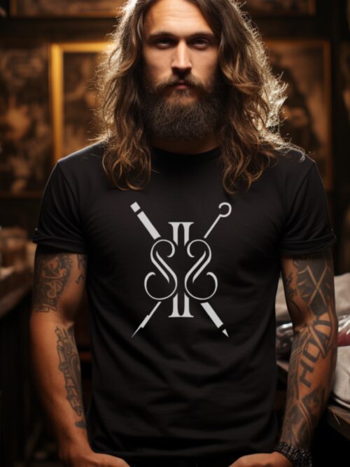 Sketch 2 Skin- LRG-Front-logo-Unisex-Black-Tshirt