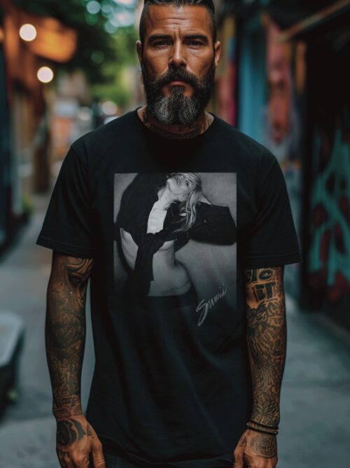 Sketch 2 Skin- "Shades of Grey"-Unisex-Black-Tshirt