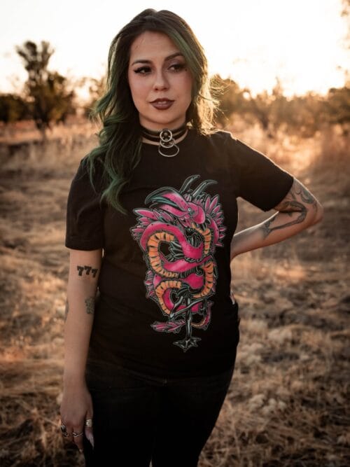 pink flamingo by karen saldana