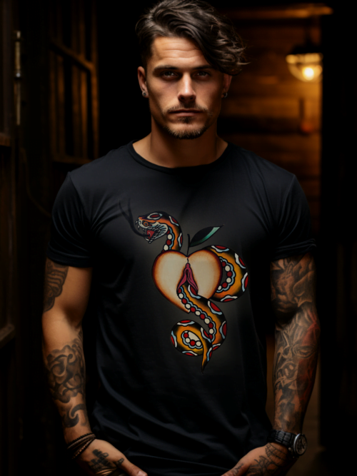 "Forbidden Fruit" Unisex - Black TShirt